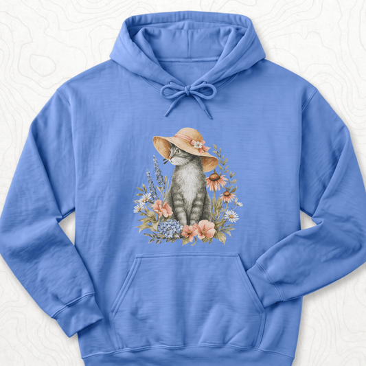 Floral Cat Hoodie