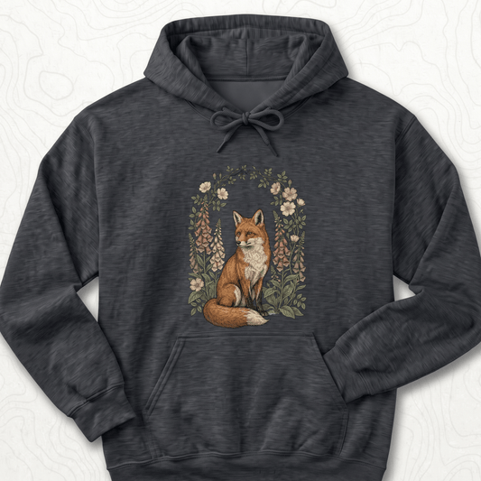 Floral Fox Hoodie