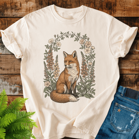 Floral Fox T-shirt