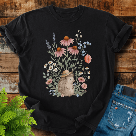 Floral Hedgehog T-shirt