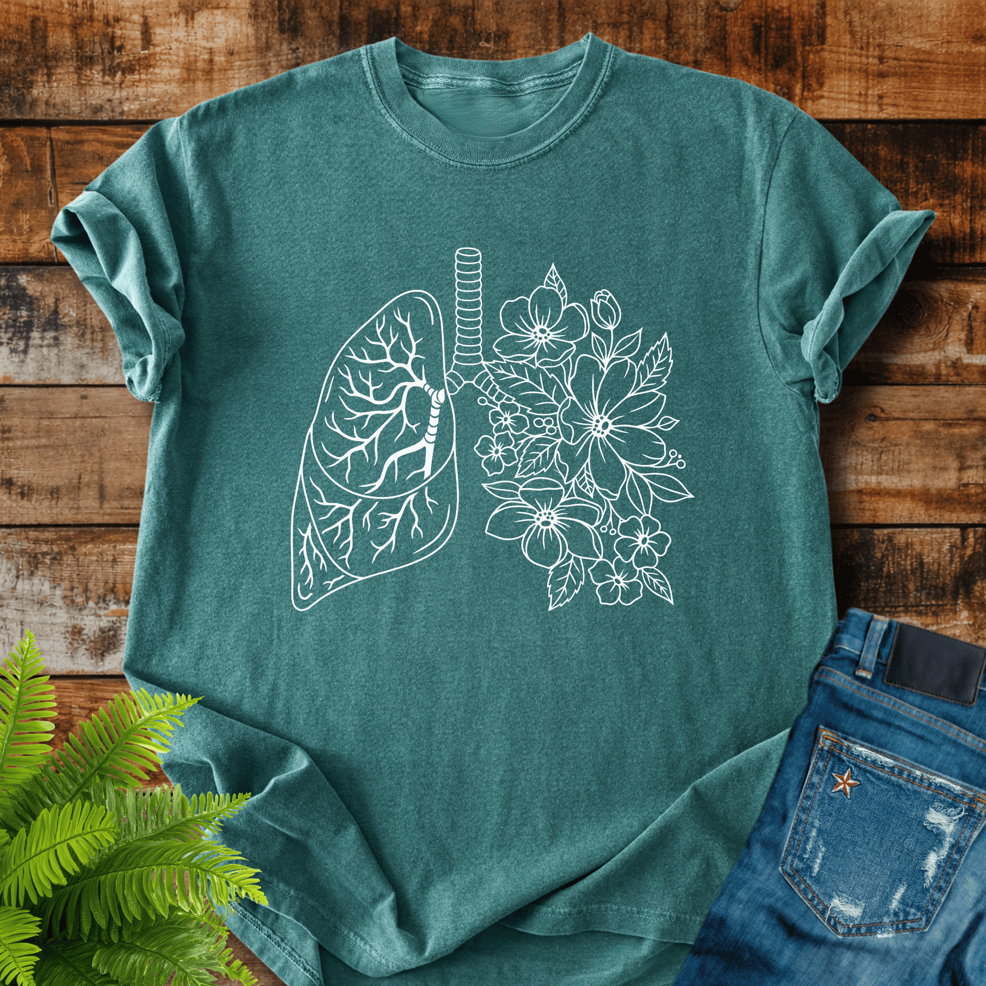 Floral Lungs T-shirt