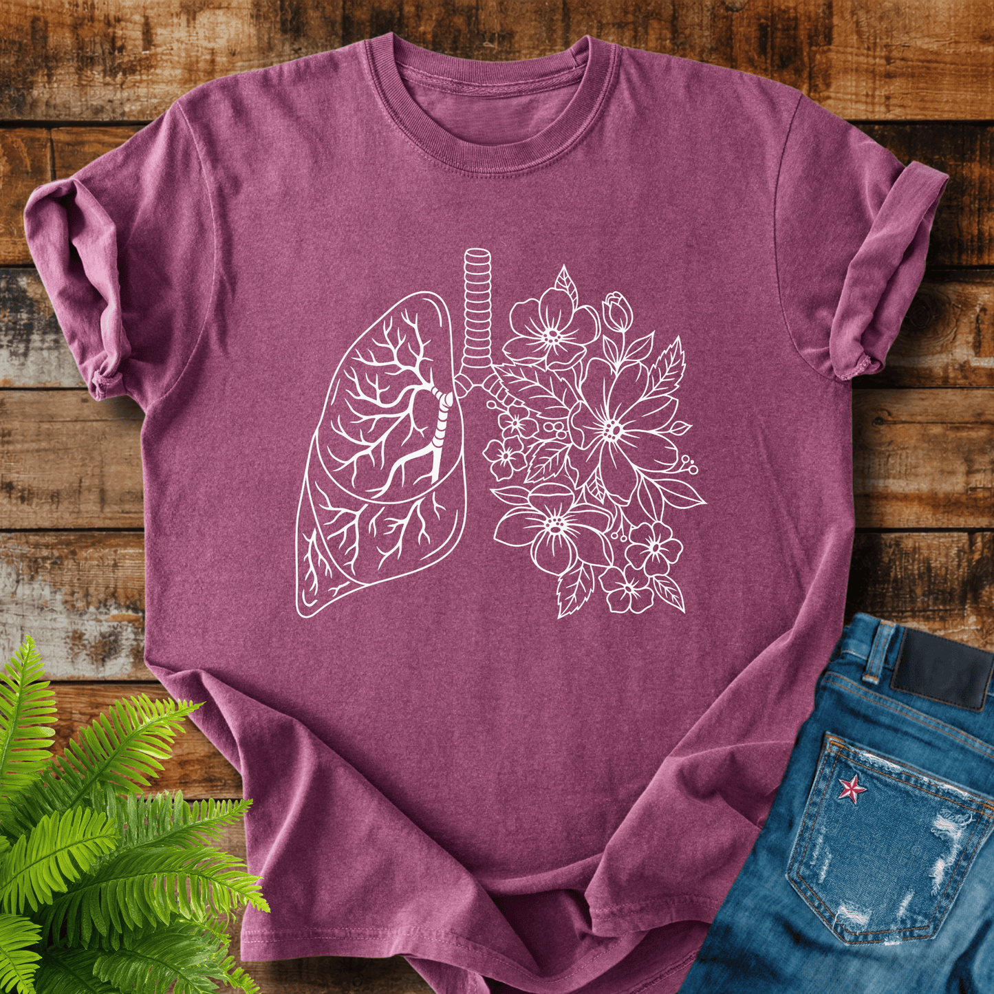 Floral Lungs T-shirt