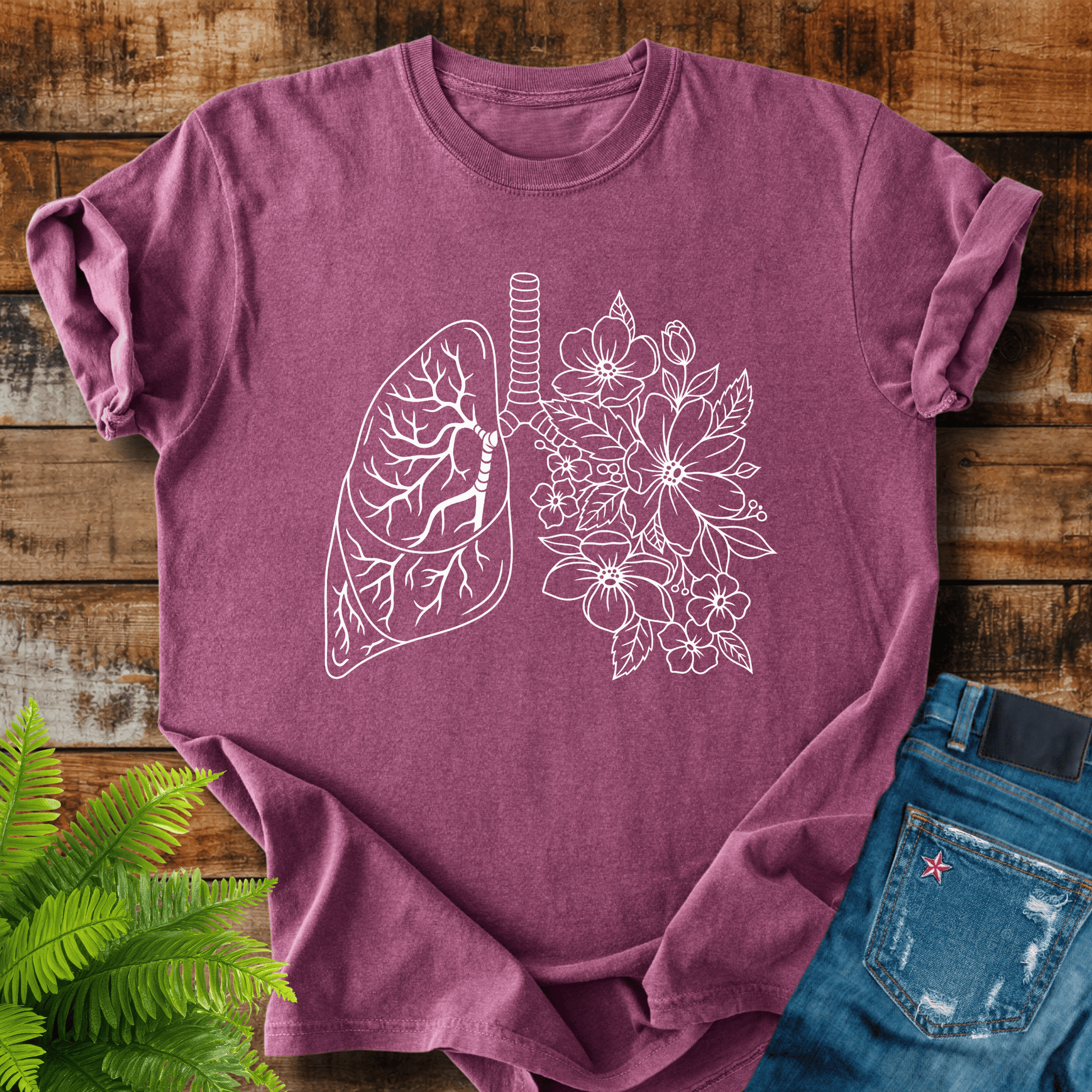 Floral Lungs T-shirt