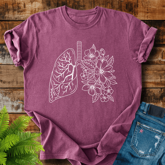 Floral Lungs T-shirt