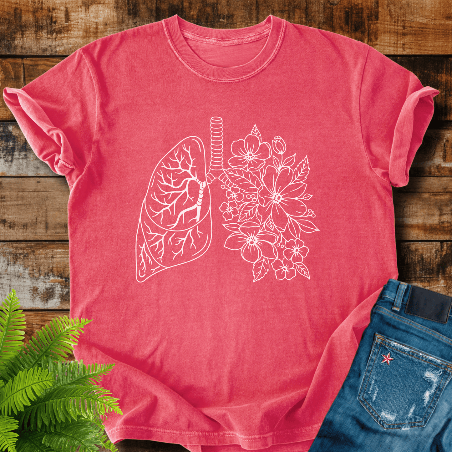 Floral Lungs T-shirt