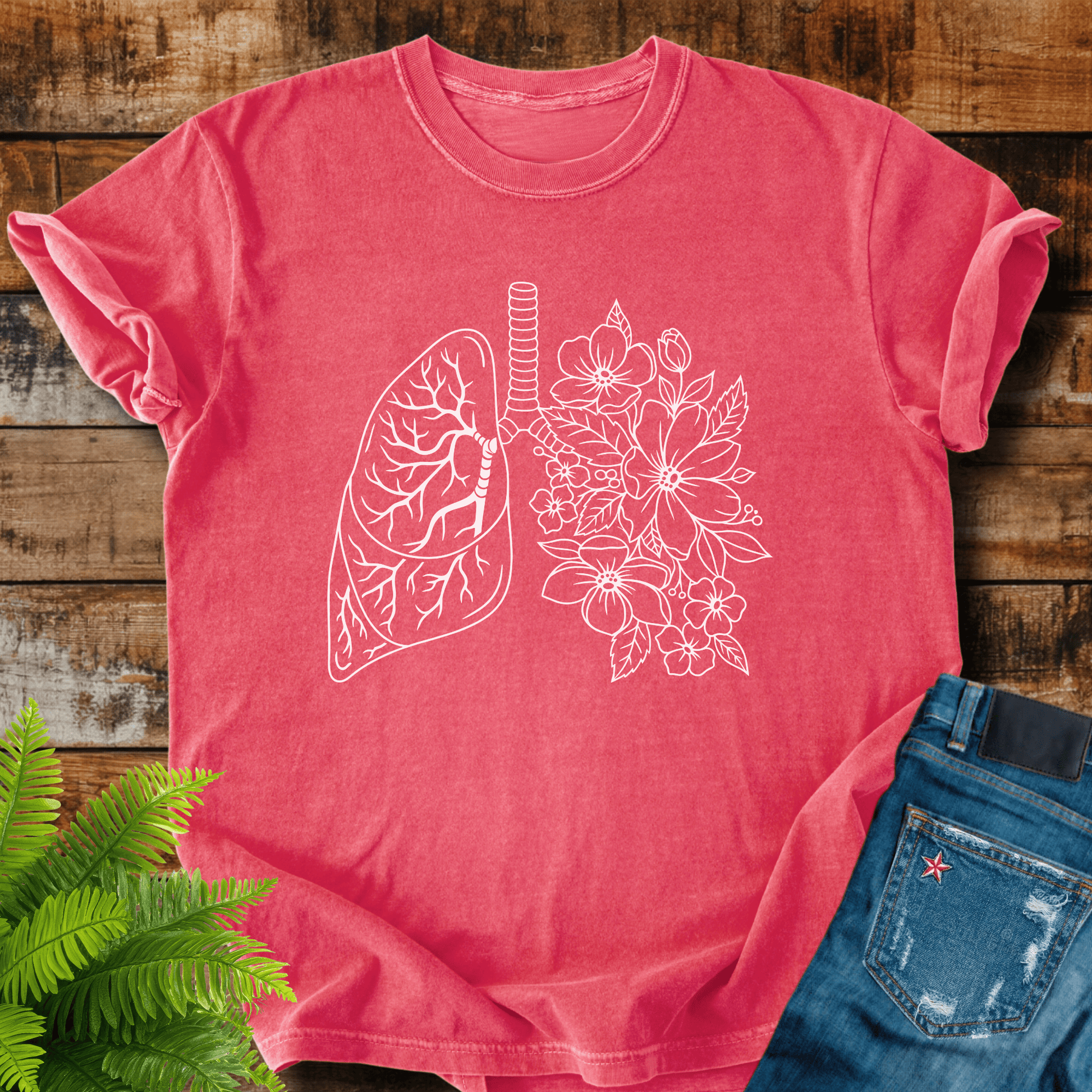 Floral Lungs T-shirt