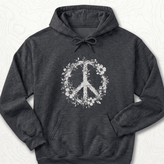 Floral Peace Hoodie