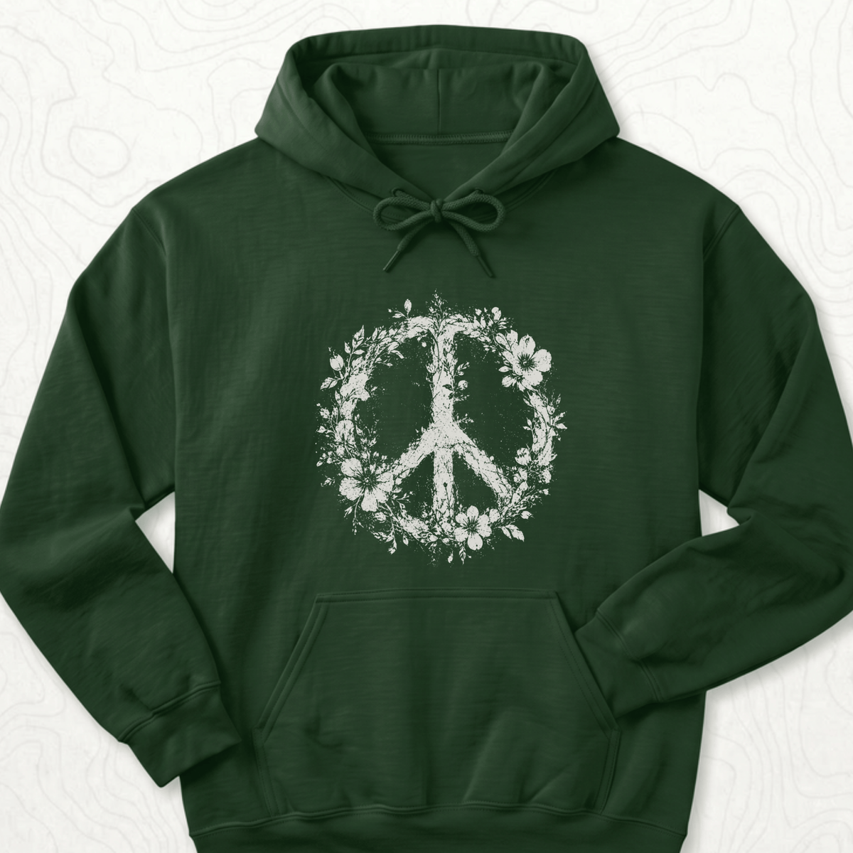 Floral Peace Hoodie