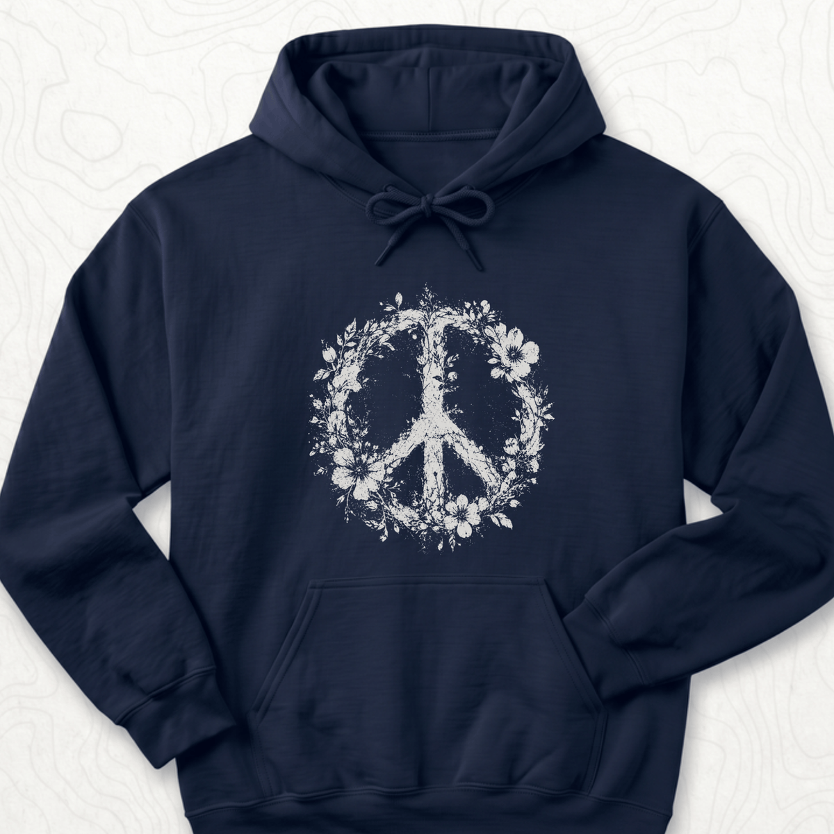 Floral Peace Hoodie