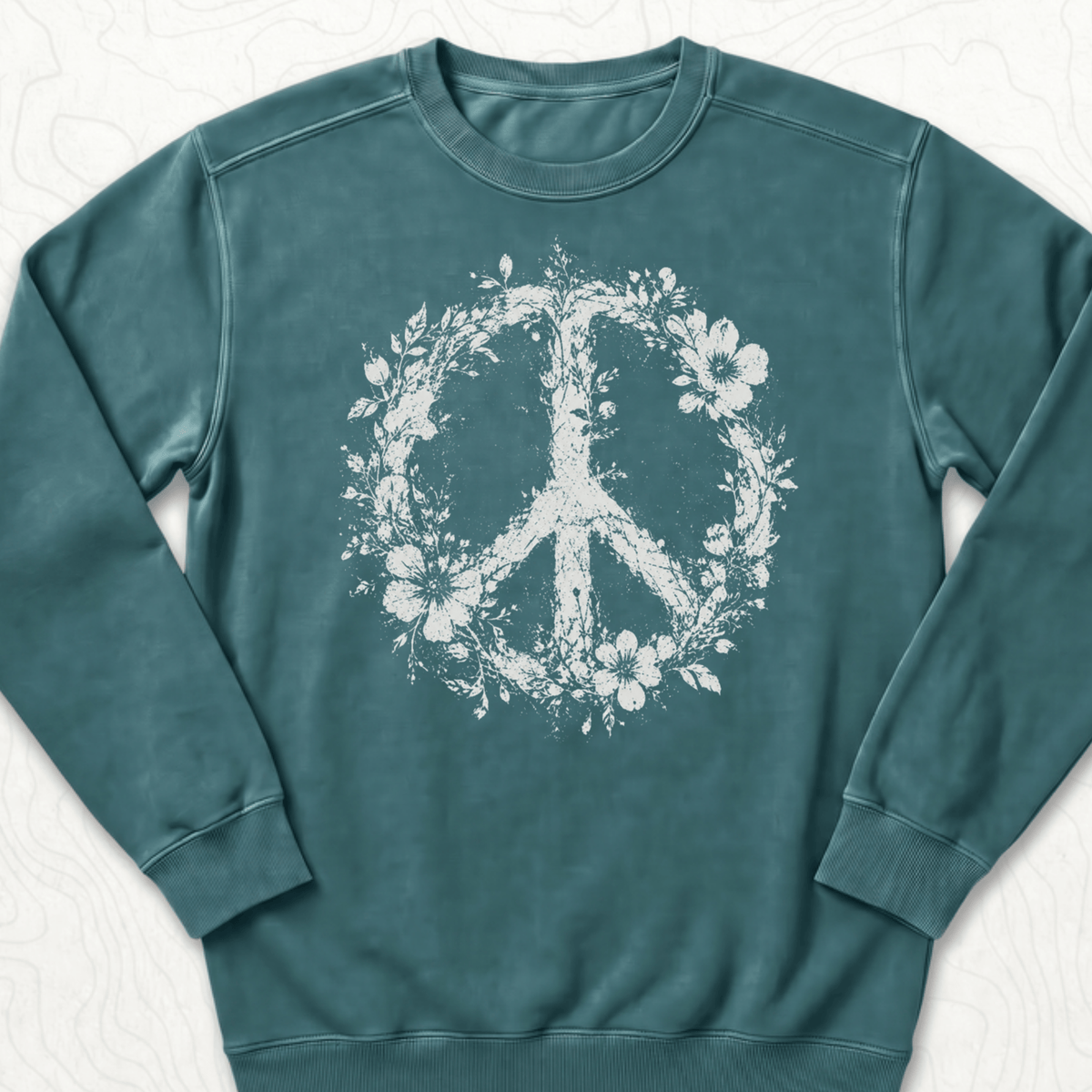 Floral Peace Sweatshirt