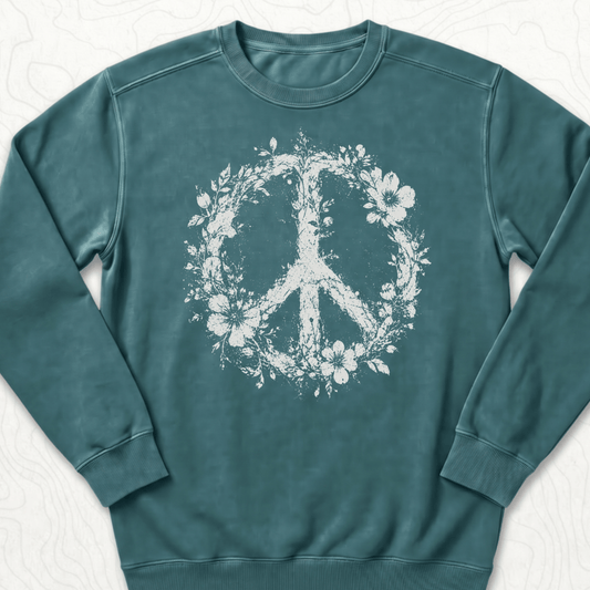 Floral Peace Sweatshirt