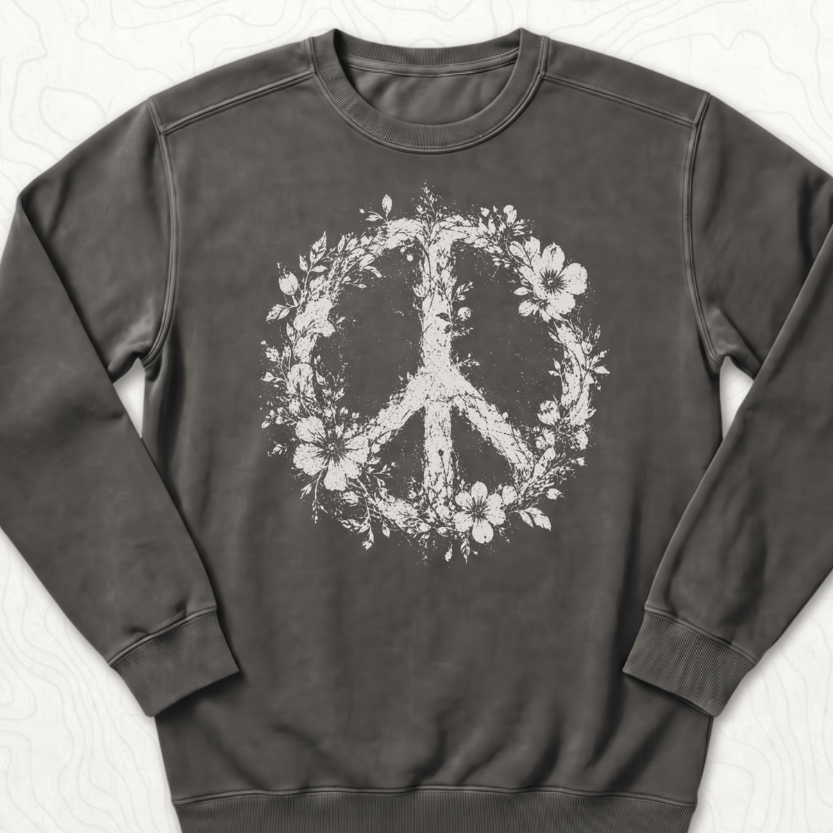 Floral Peace Sweatshirt