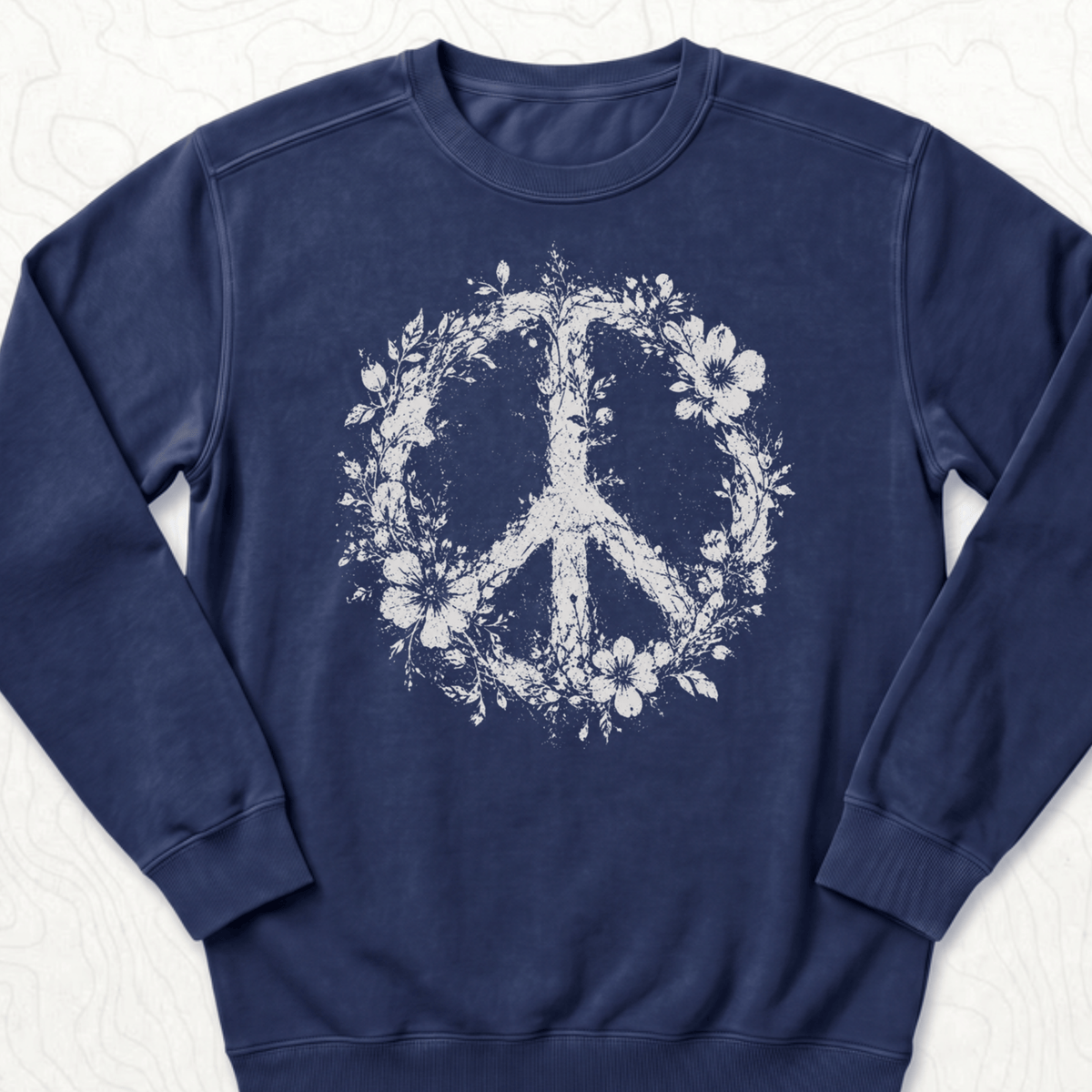 Floral Peace Sweatshirt