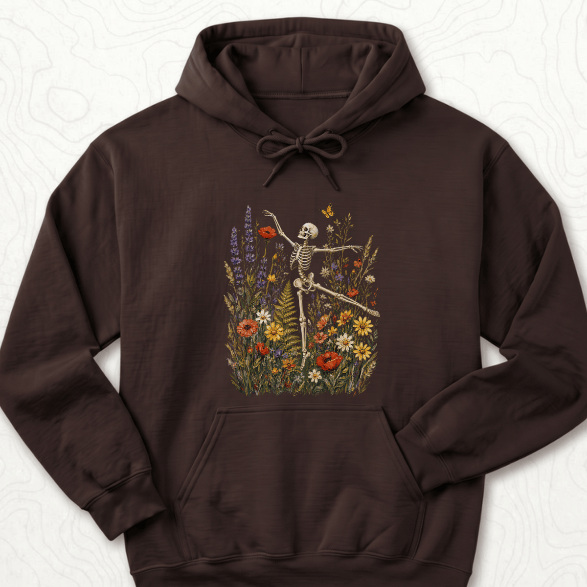Floral Skeleton Hoodie