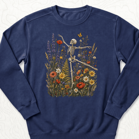 Floral Skeleton Sweatshirt