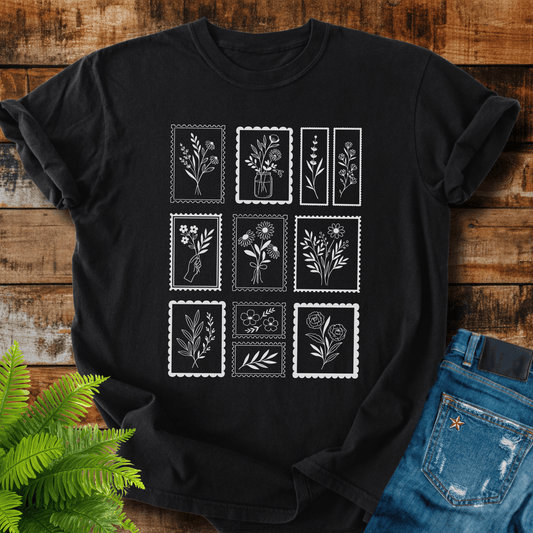 Floral Stamps T-shirt