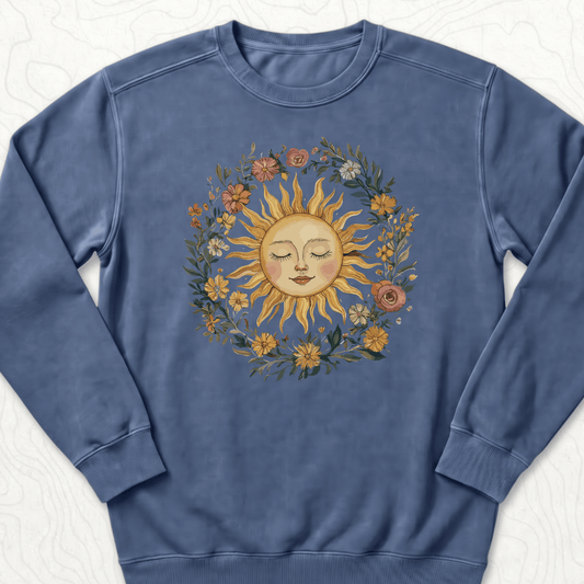 Floral Sun Sweatshirt