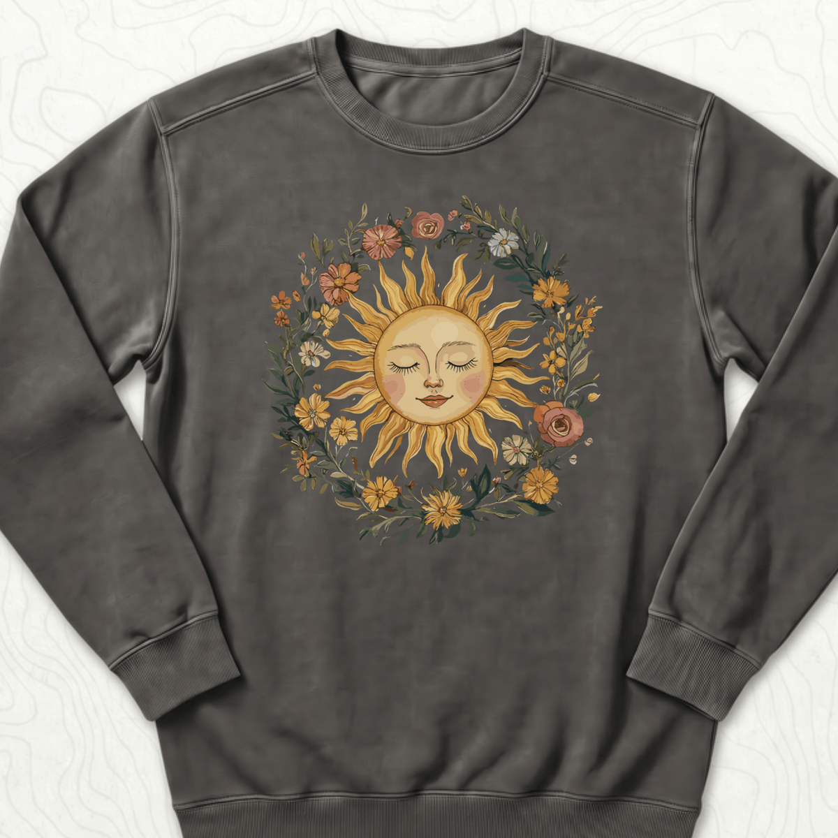 Floral Sun Sweatshirt