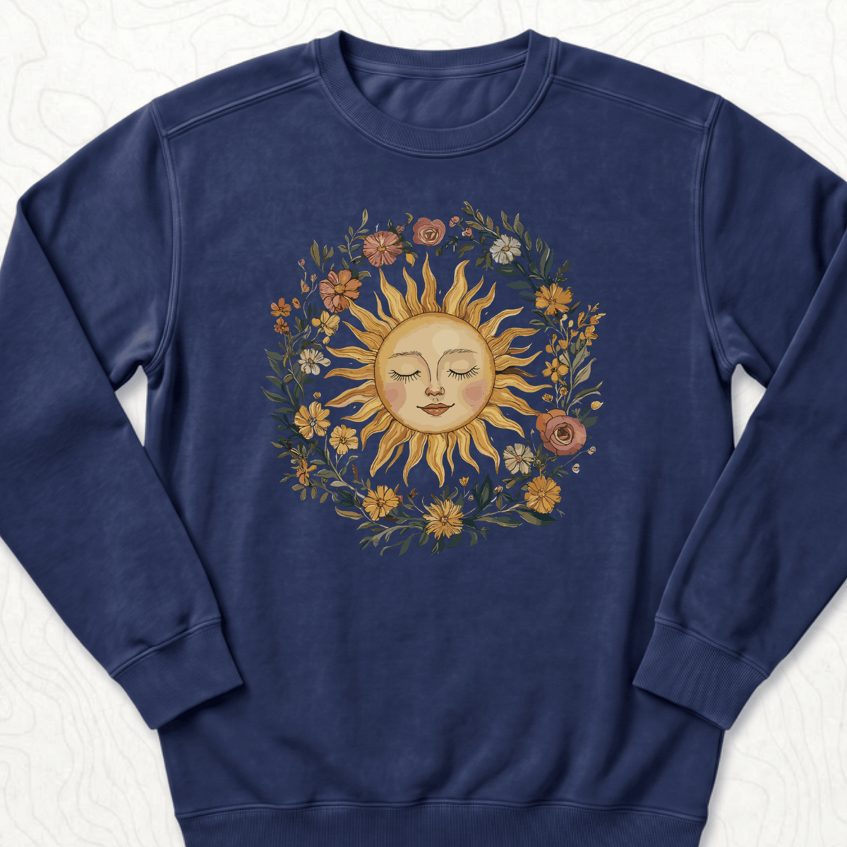Floral Sun Sweatshirt