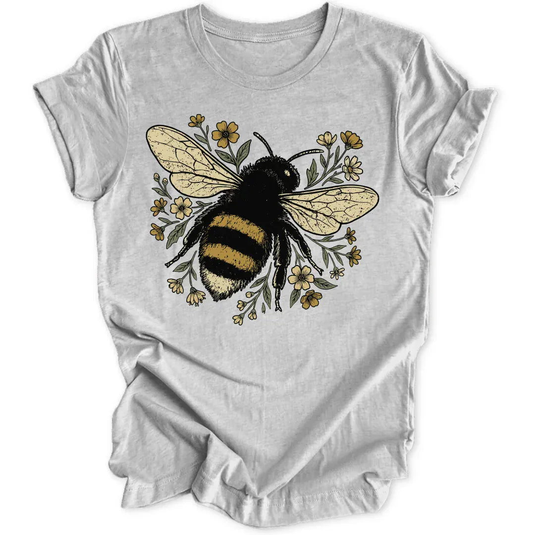 Flower Bee Unisex T-Shirt