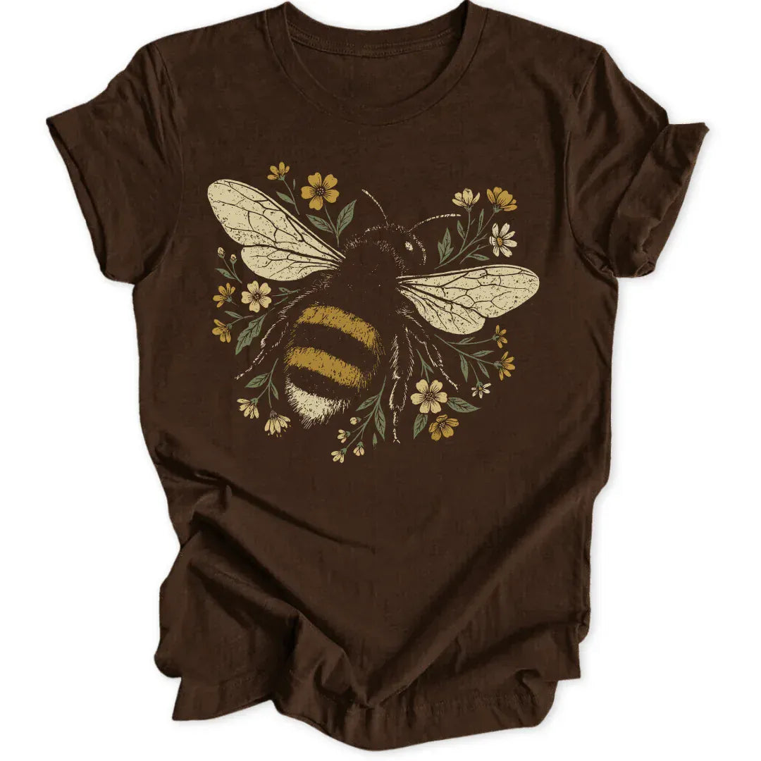 Flower Bee Unisex T-Shirt