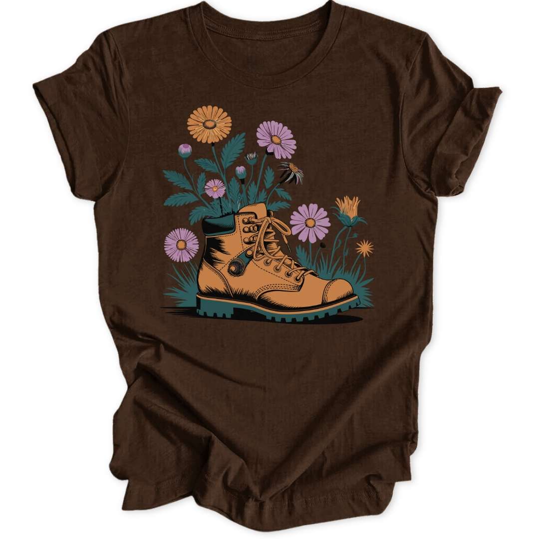 Flower Boot Unisex T-Shirt