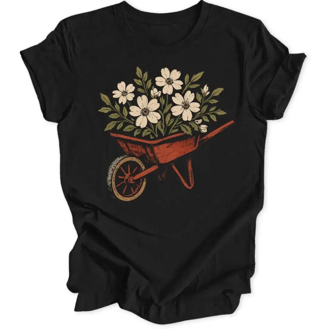 Flower cart unisex T-shirt