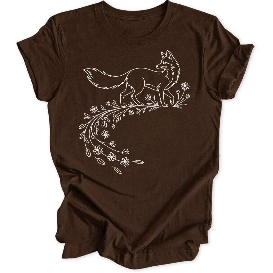 Flower Fox Unisex T-Shirt