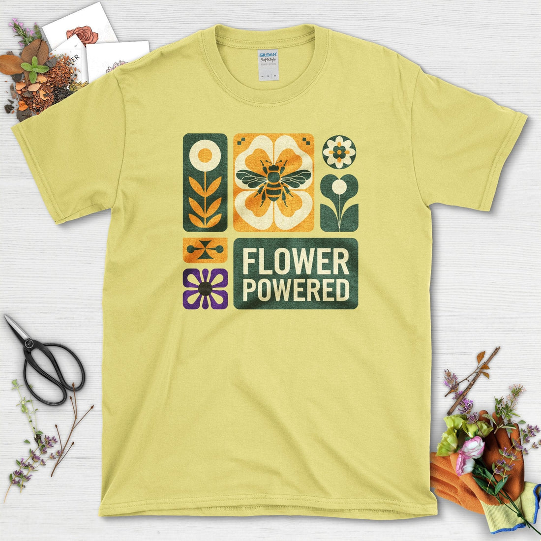 Flower Powered Bee T-Shirt