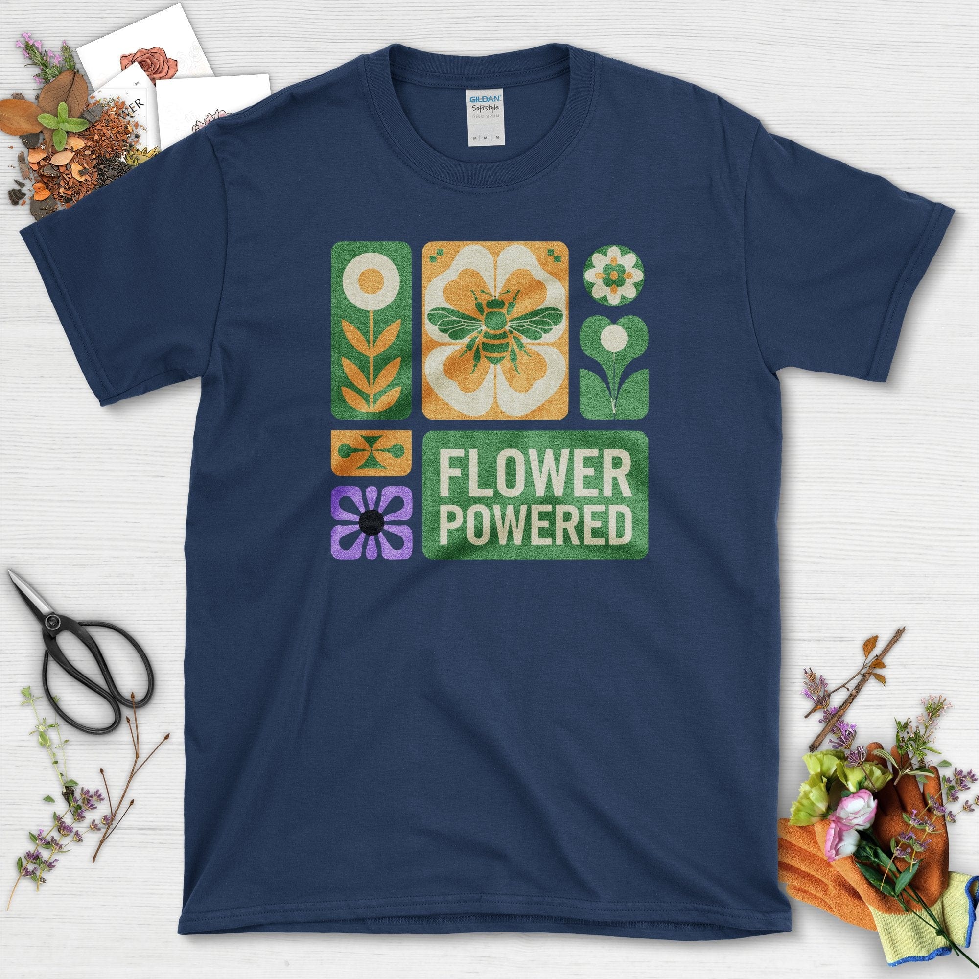 Flower Powered Bee T-Shirt
