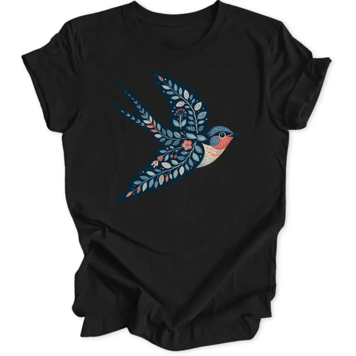 Flower Swallow Unisex T-Shirt
