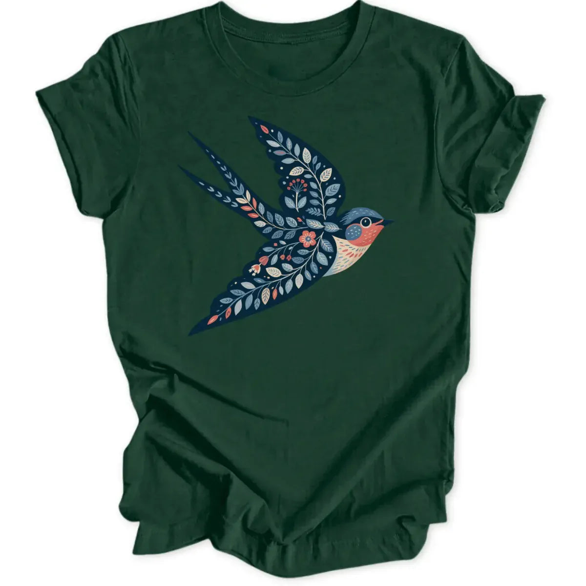 Flower Swallow Unisex T-Shirt