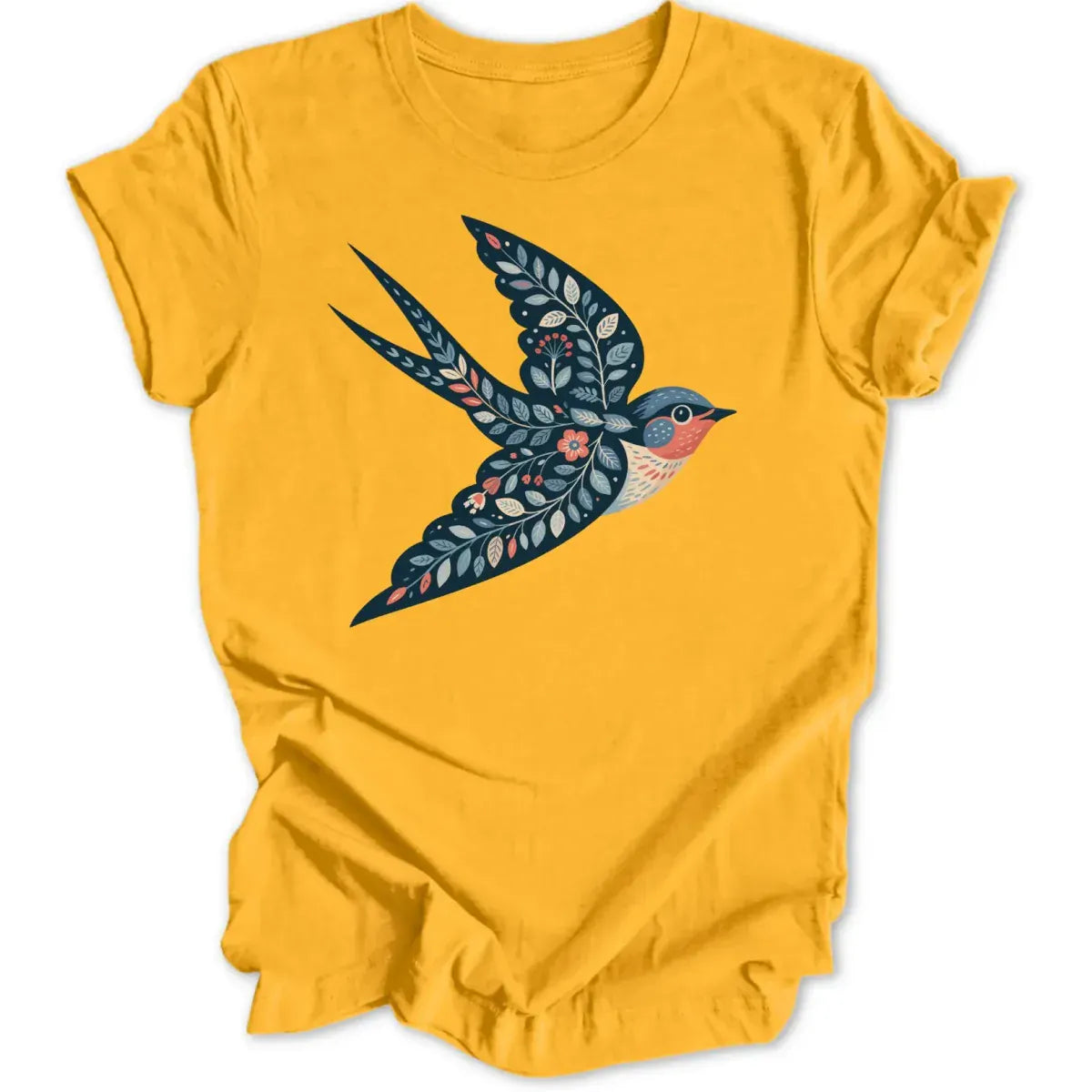 Flower Swallow Unisex T-Shirt