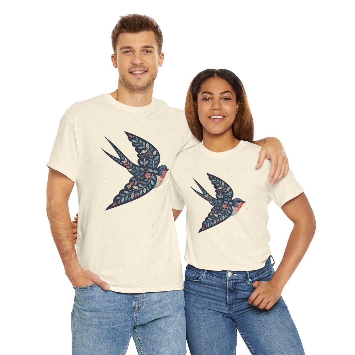 Flower Swallow Unisex T-Shirt