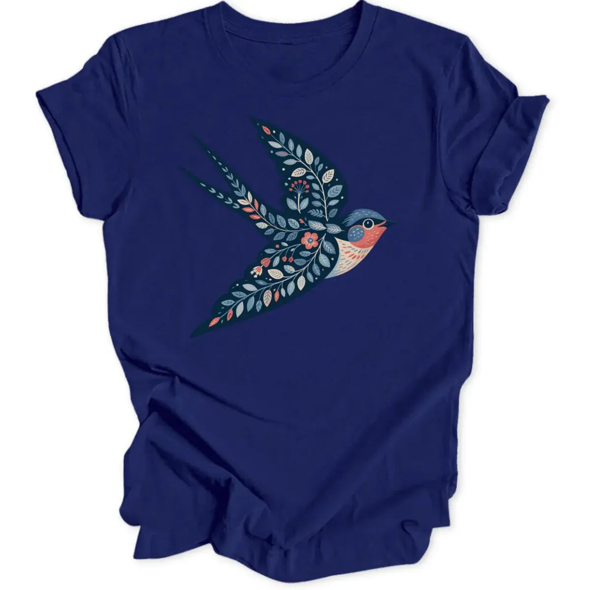 Flower Swallow Unisex T-Shirt