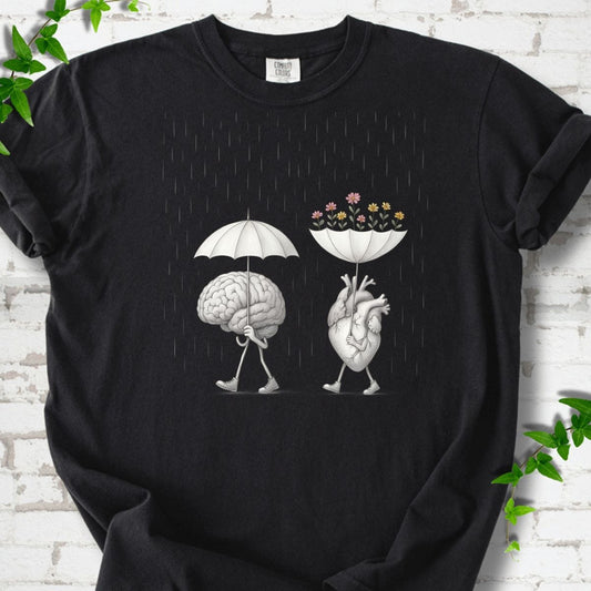 Flowers and Heart T-Shirt