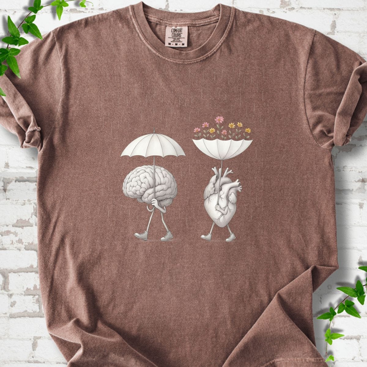 Flowers and Heart T-Shirt