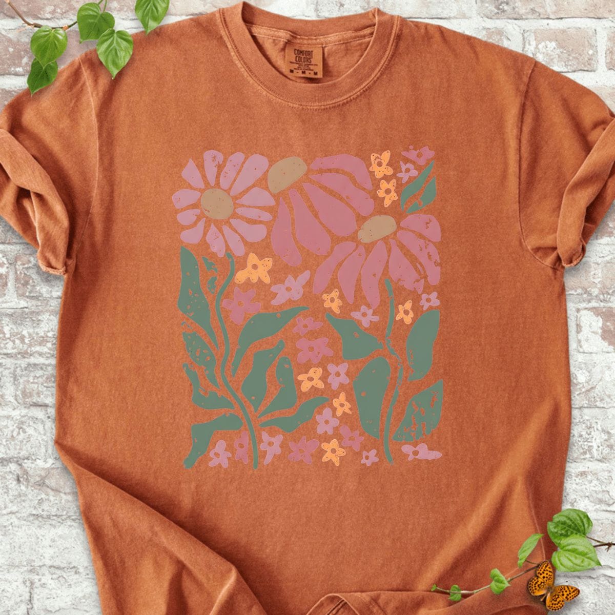 Flowers Art T-Shirt
