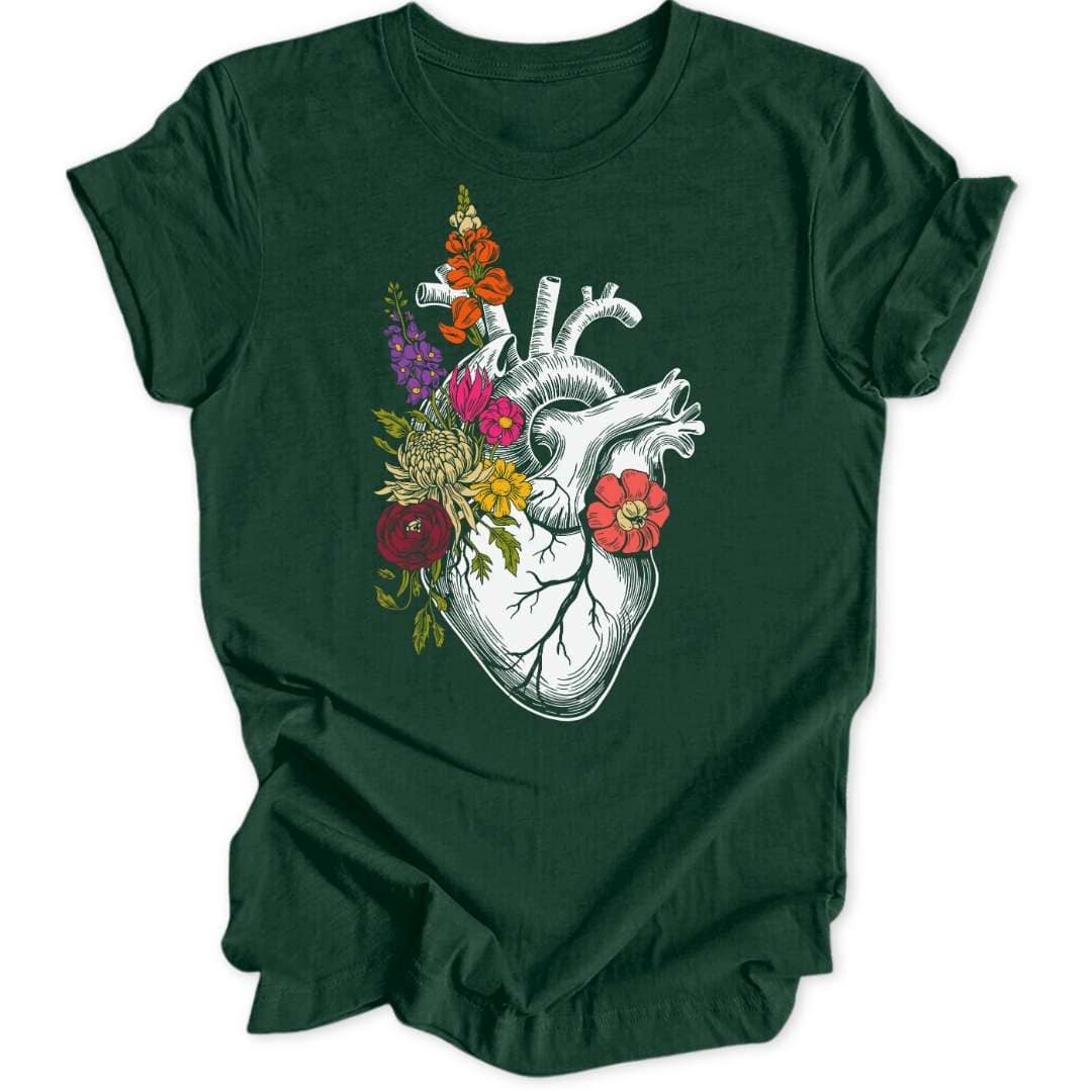 Flowers In My Heart Unisex T-Shirt