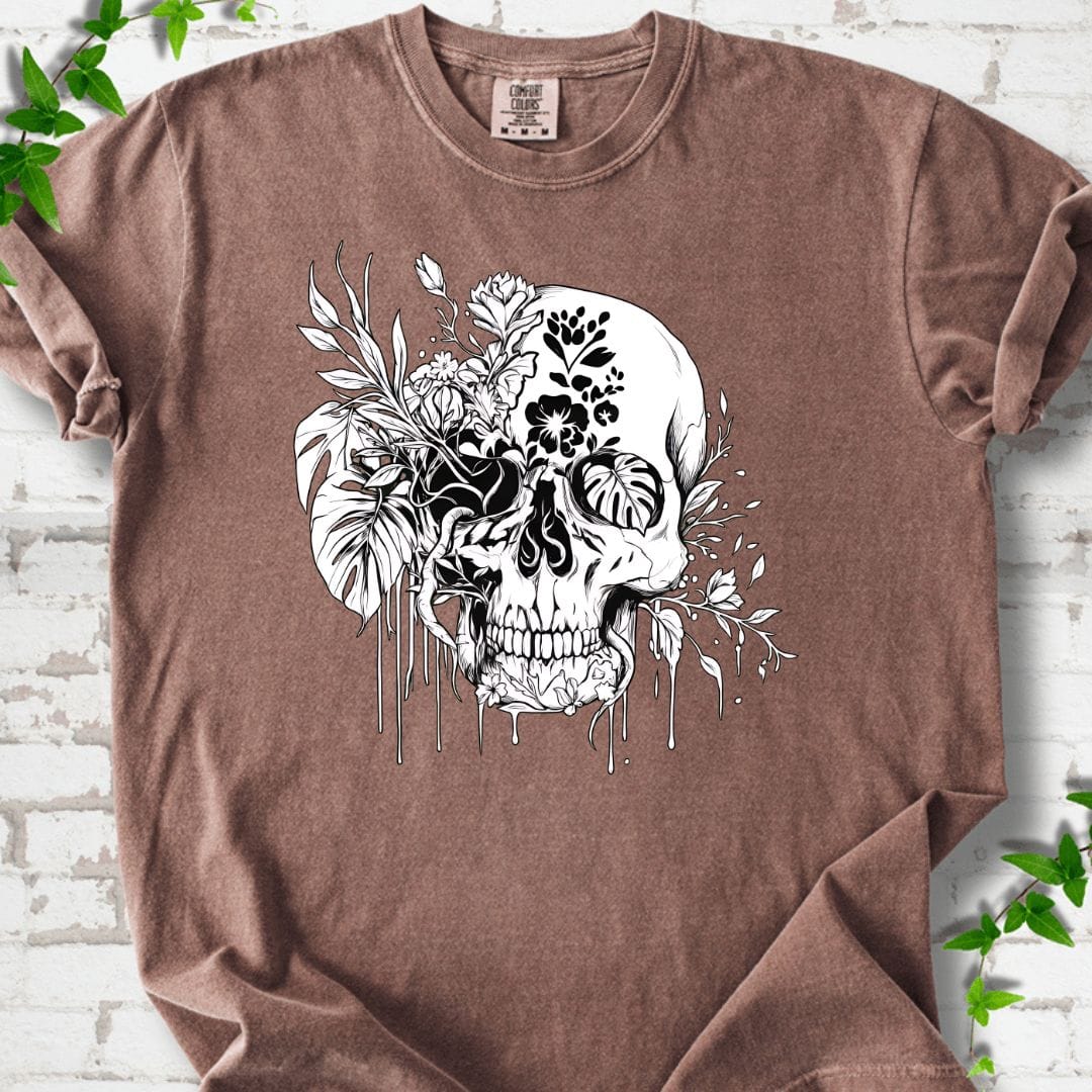 Flowers Skull T-Shirt