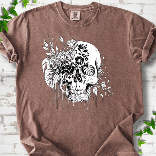 Flowers Skull T-Shirt