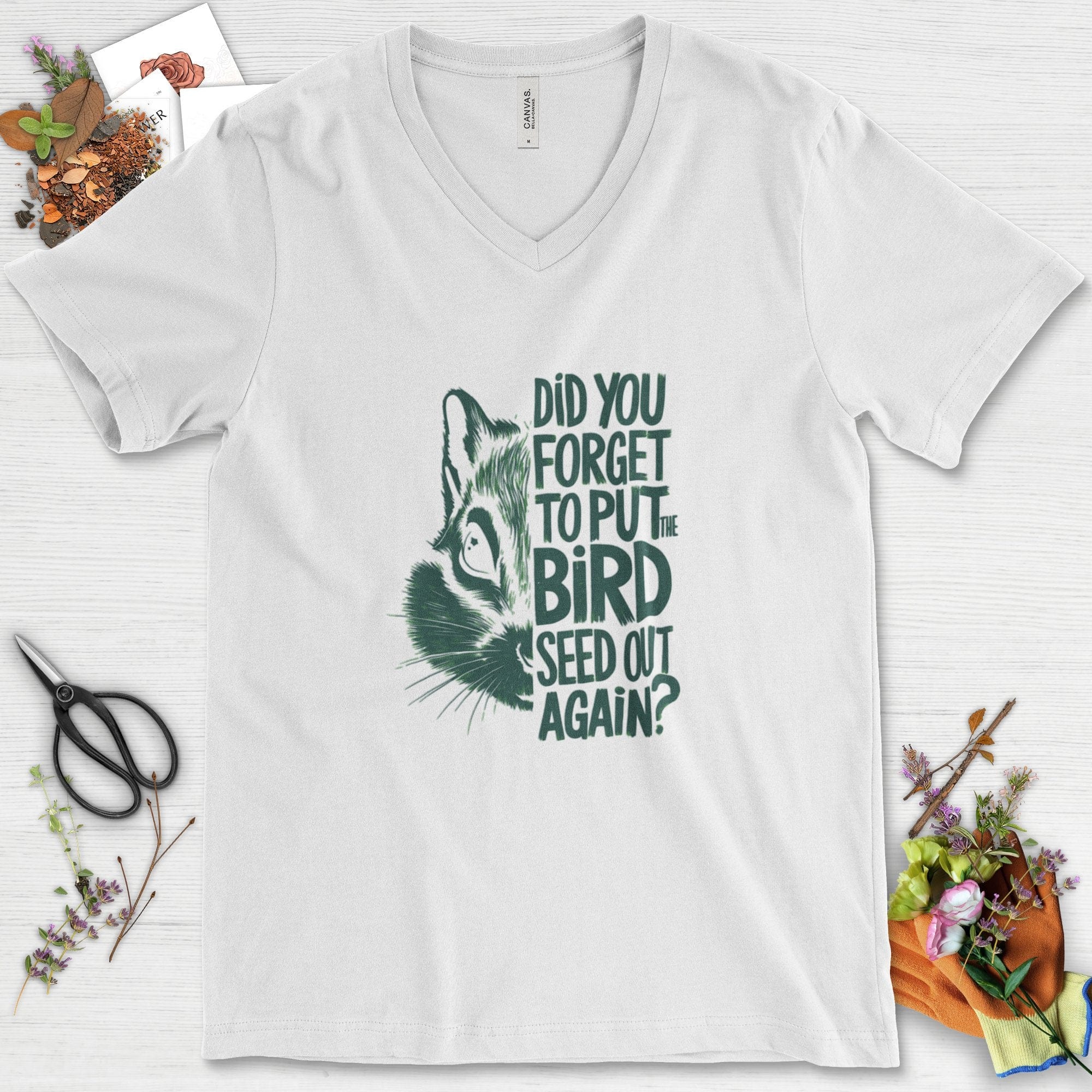 Forget The Bird Seed V-Neck