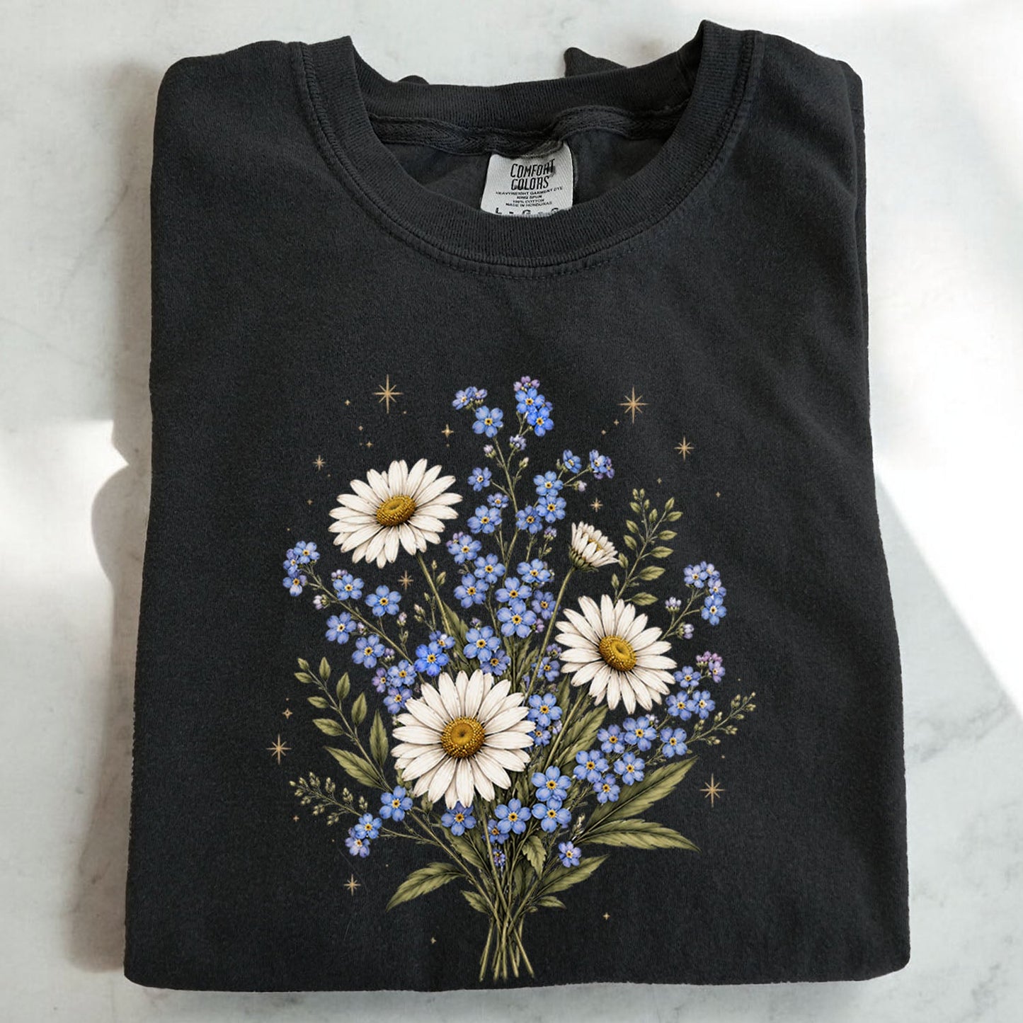 Forget Me Not Dasiy Floral T-Shirt