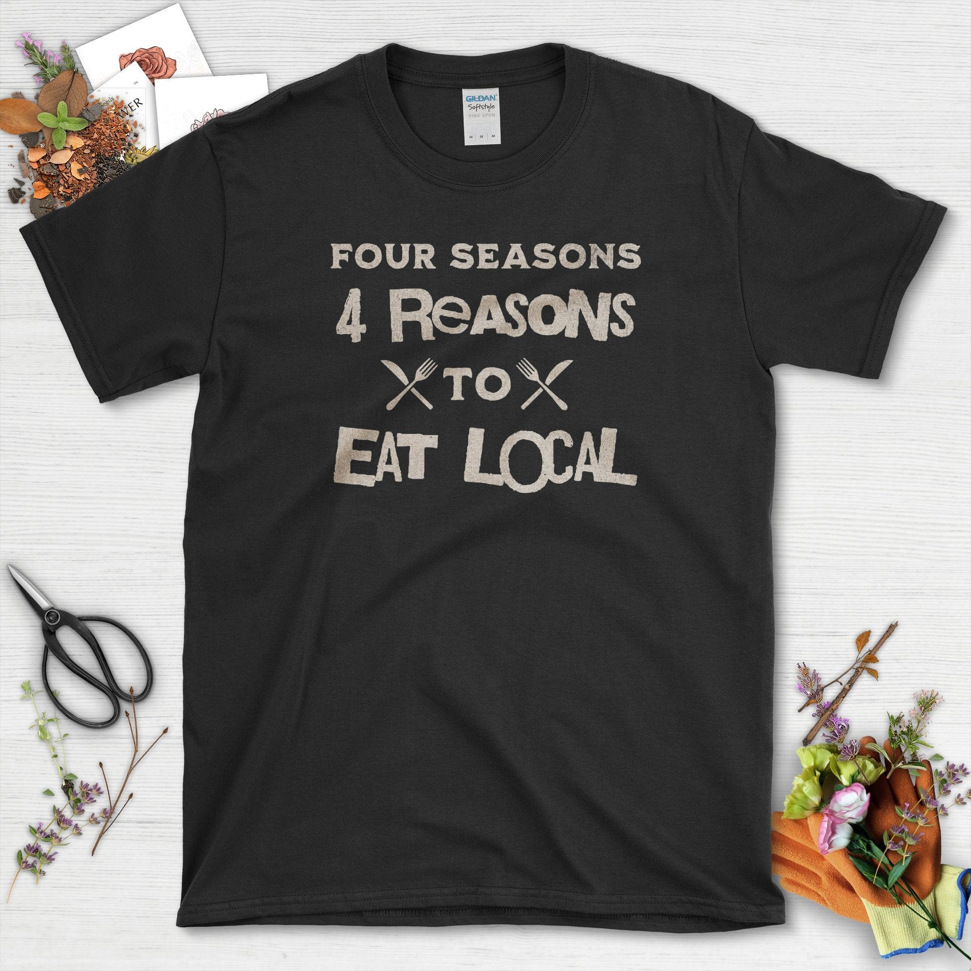 Four Reasons to Eat Local T-Shirt