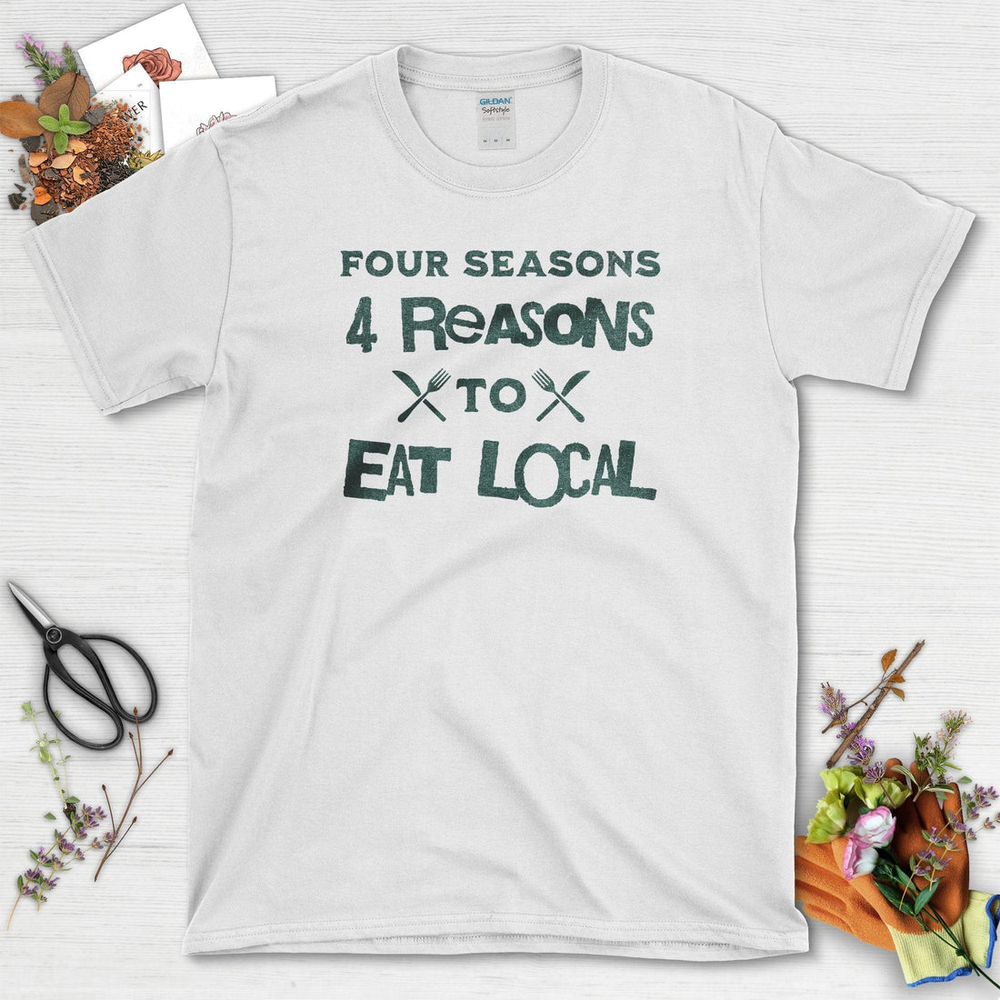 Four Reasons to Eat Local T-Shirt