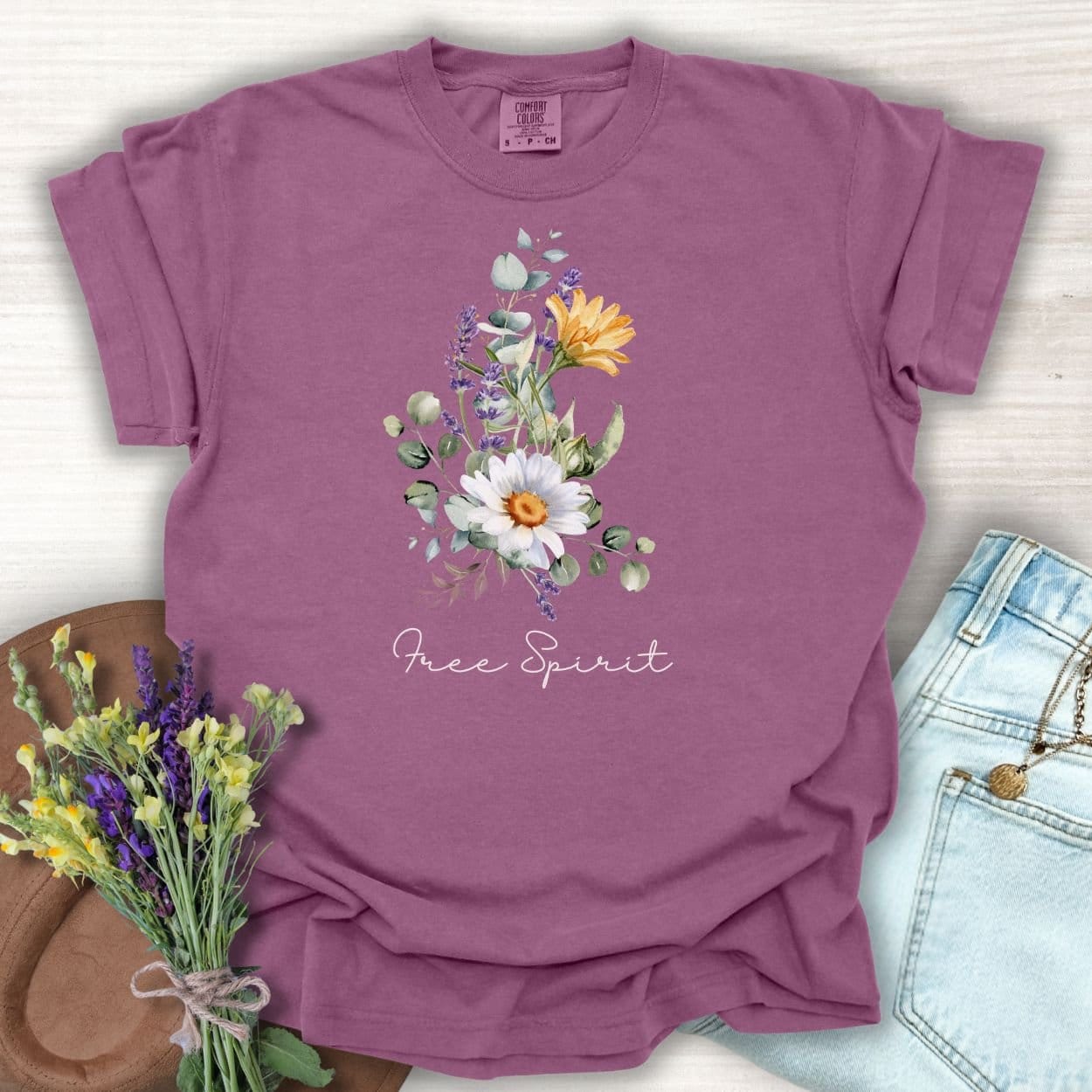 Free Spirit Summer Bouquet T-Shirt
