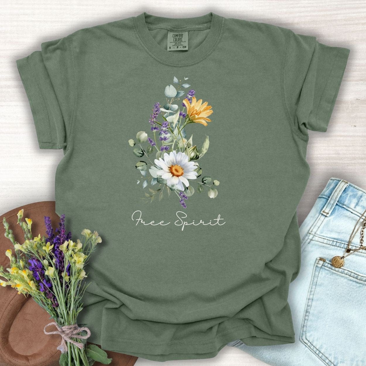 Free Spirit Summer Bouquet T-Shirt
