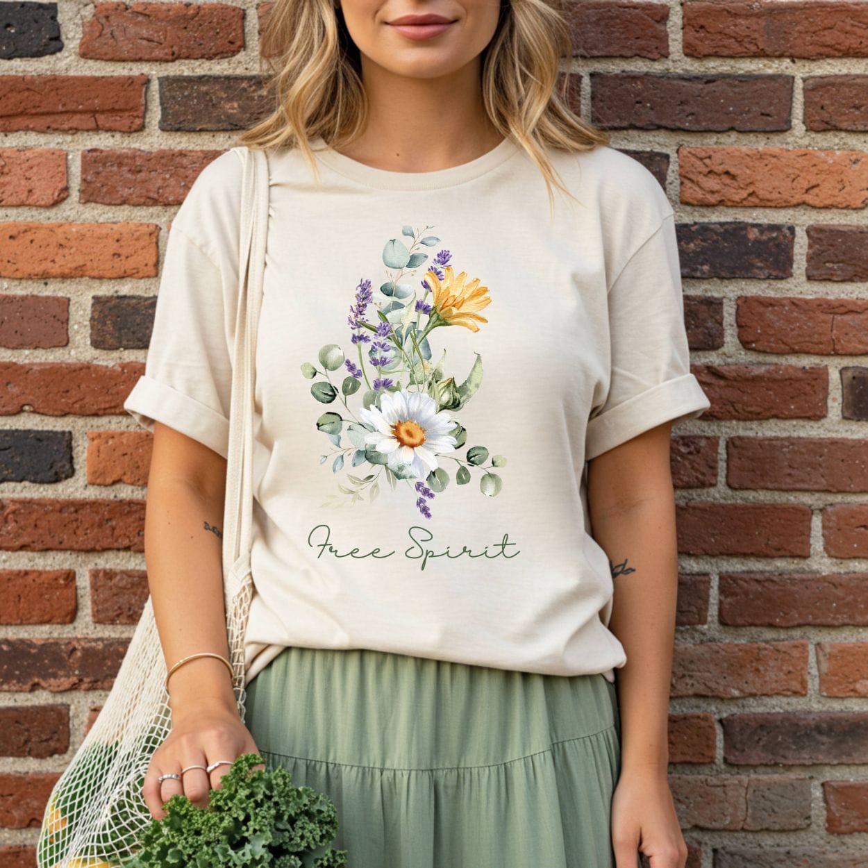 Free Spirit Summer Bouquet T-Shirt