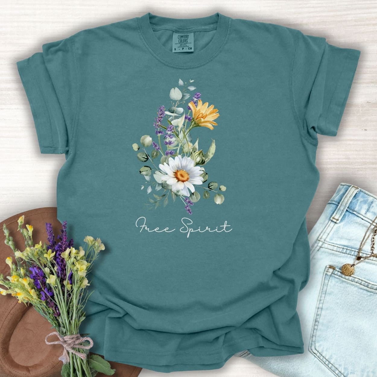 Free Spirit Summer Bouquet T-Shirt