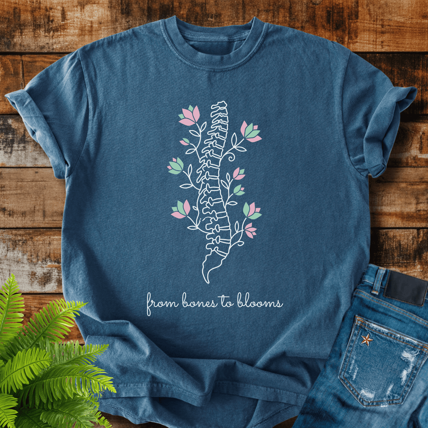 From Bones Blooms T-shirt